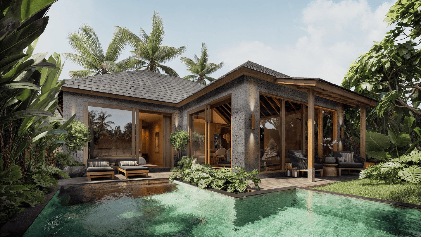 OFFPLAN 1 BEDROOM VILLA FOR SALE LEASEHOLD IN GIANYAR BE-2322 